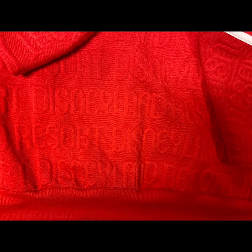 Red Disneyland Resort Logo Zip Jacket for Men - Picture 5 of 5